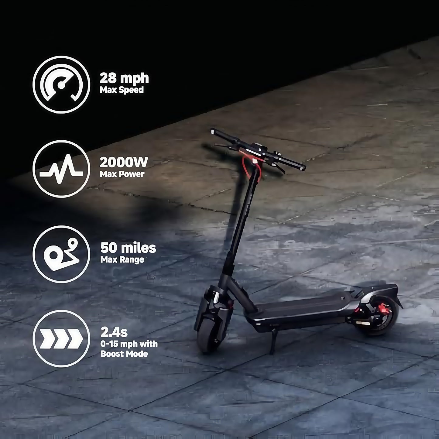 FLASH SALE: 55% OFF! 2000W Power & 80KM Range - Conquer Your Commute!